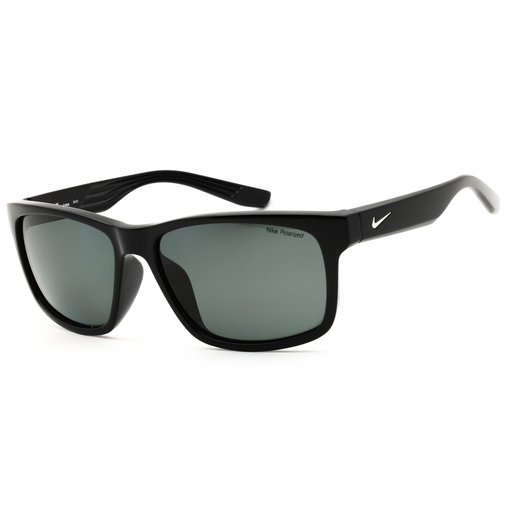 NWT Nike CRUISER P FQ4678 Black Rectangle 59mm Sunglasses